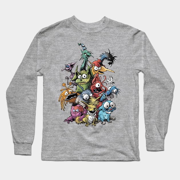 Wacky Weird Pets Long Sleeve T-Shirt by JunkyDotCom